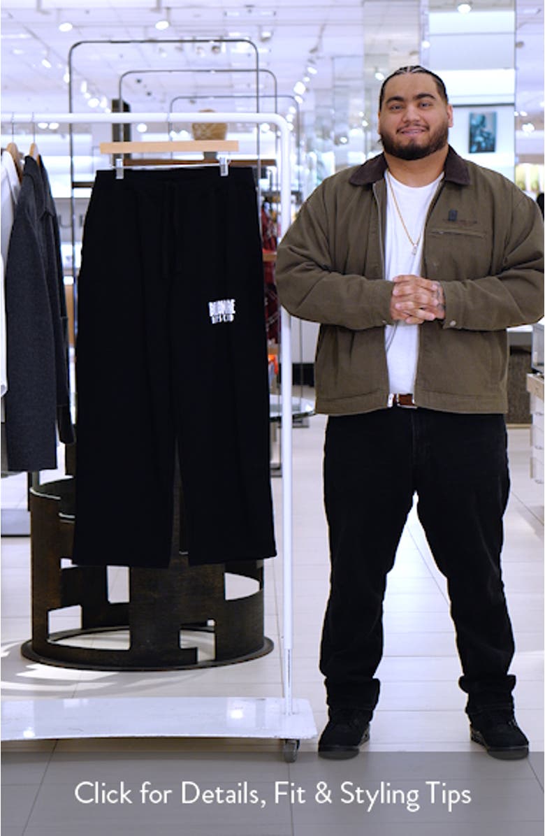 Logo Detail Sweatpants, sales video thumbnail