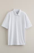 Nordstrom Kids' Mélange Piqué Knit Performance Polo