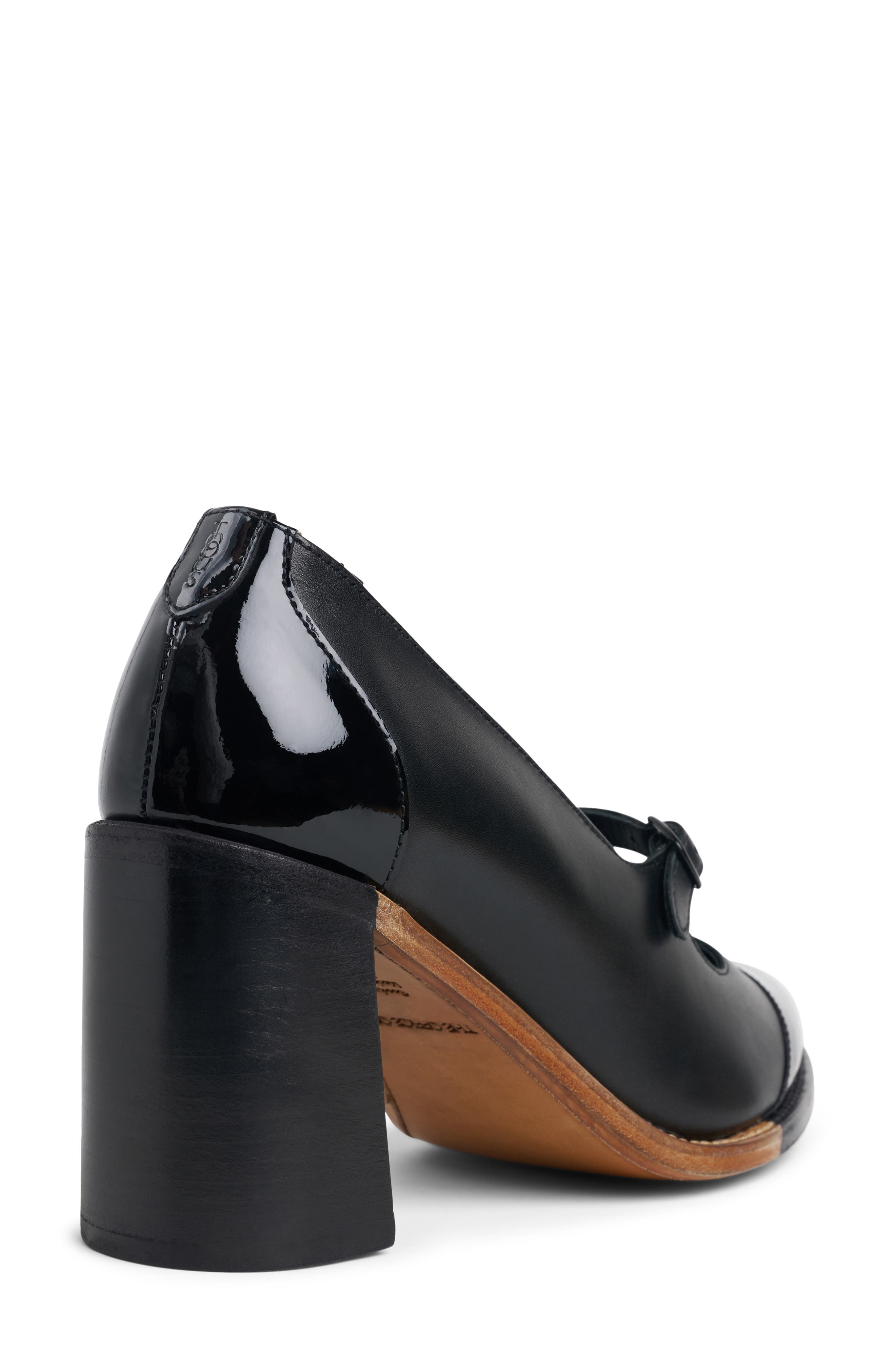 THE OFFICE OF US Miss Eliza Block Heel Pump, Alternate, color, Black On Black