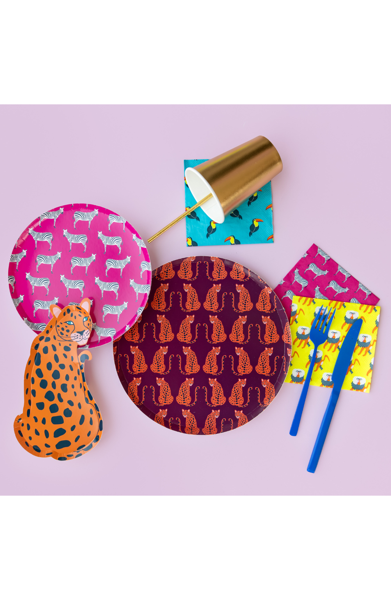 Jollity & Co Jungle Animals Dinner Plates, Alternate, color, Assorted Pre-Pack