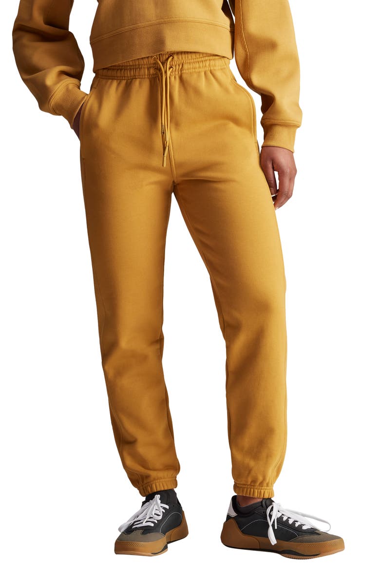 adidas by Stella McCartney AP Drawstring Sweatpants, Main, color, Dessert Dune