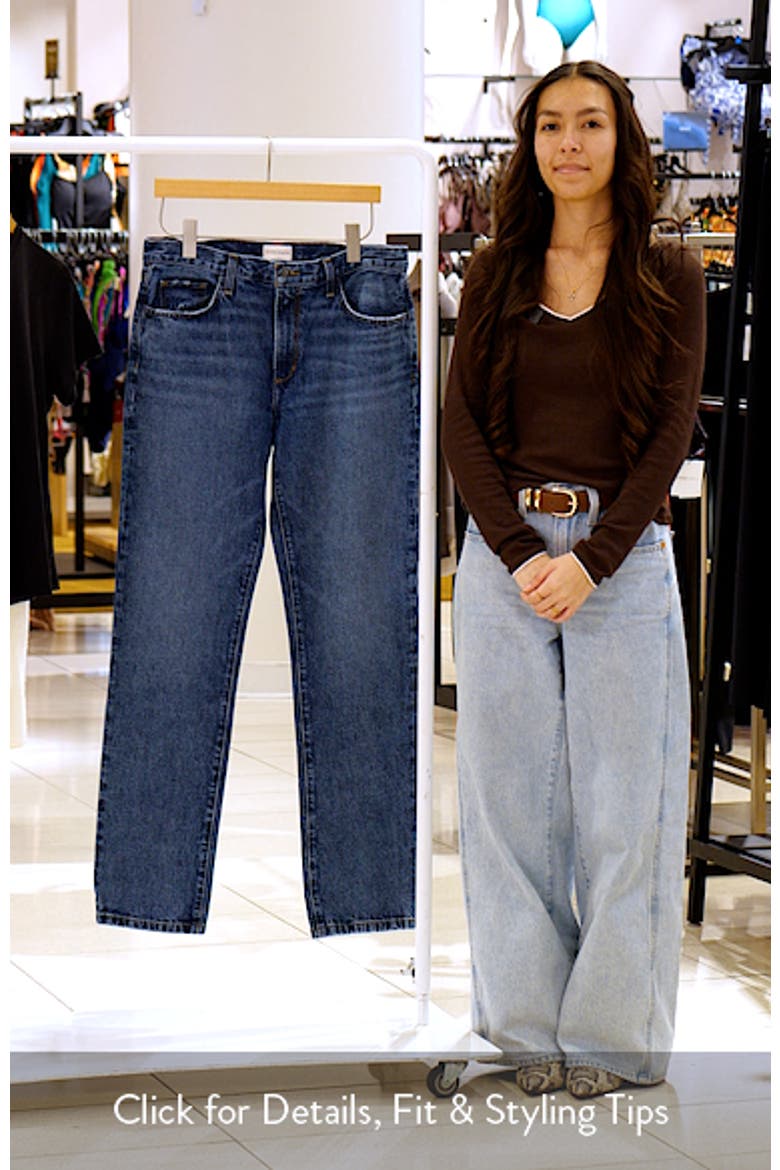 The Mikaela Low Rise Slim Straight Leg Jeans video
