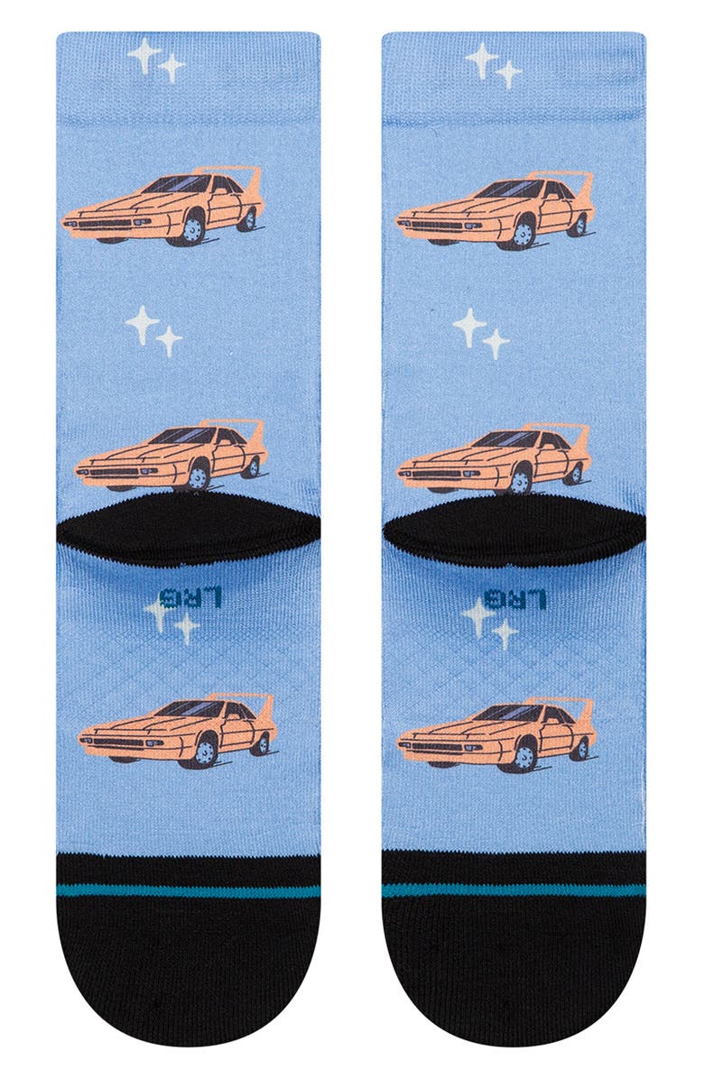 Stance Kids' Chop Shop Crew Socks, Alternate, color, Capri Blue