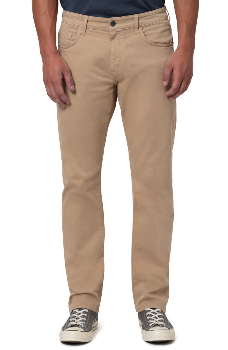 Mavi Jeans Zach Straight Leg 5-Pocket Cotton Stretch Twill Pants, Main, color, Cashew Twill
