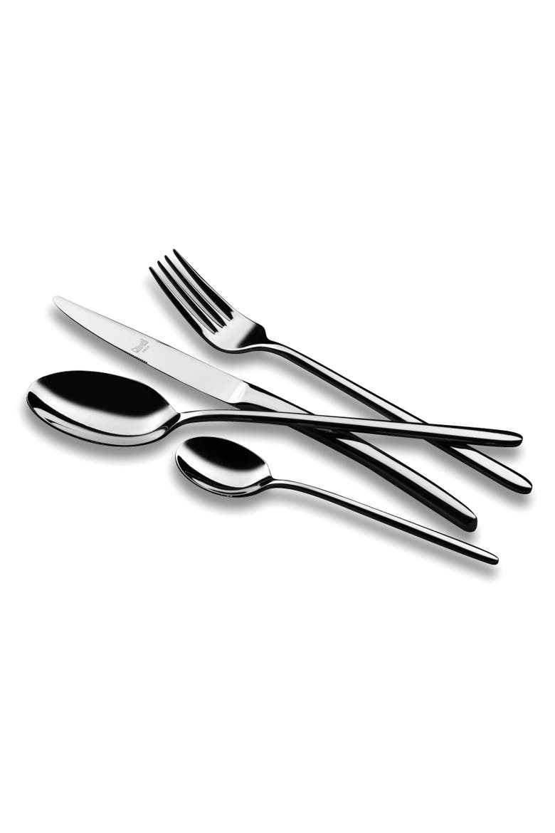 Mosella 24-Piece Flatware Set, Alternate, color, STAINLESS STEEL