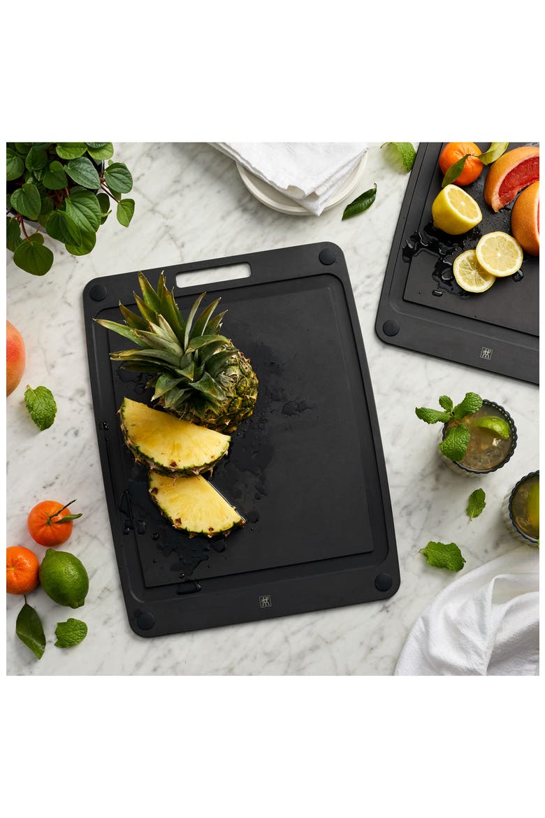 Nonslip Plant Fiber Cutting Board, Alternate, color, SLATE