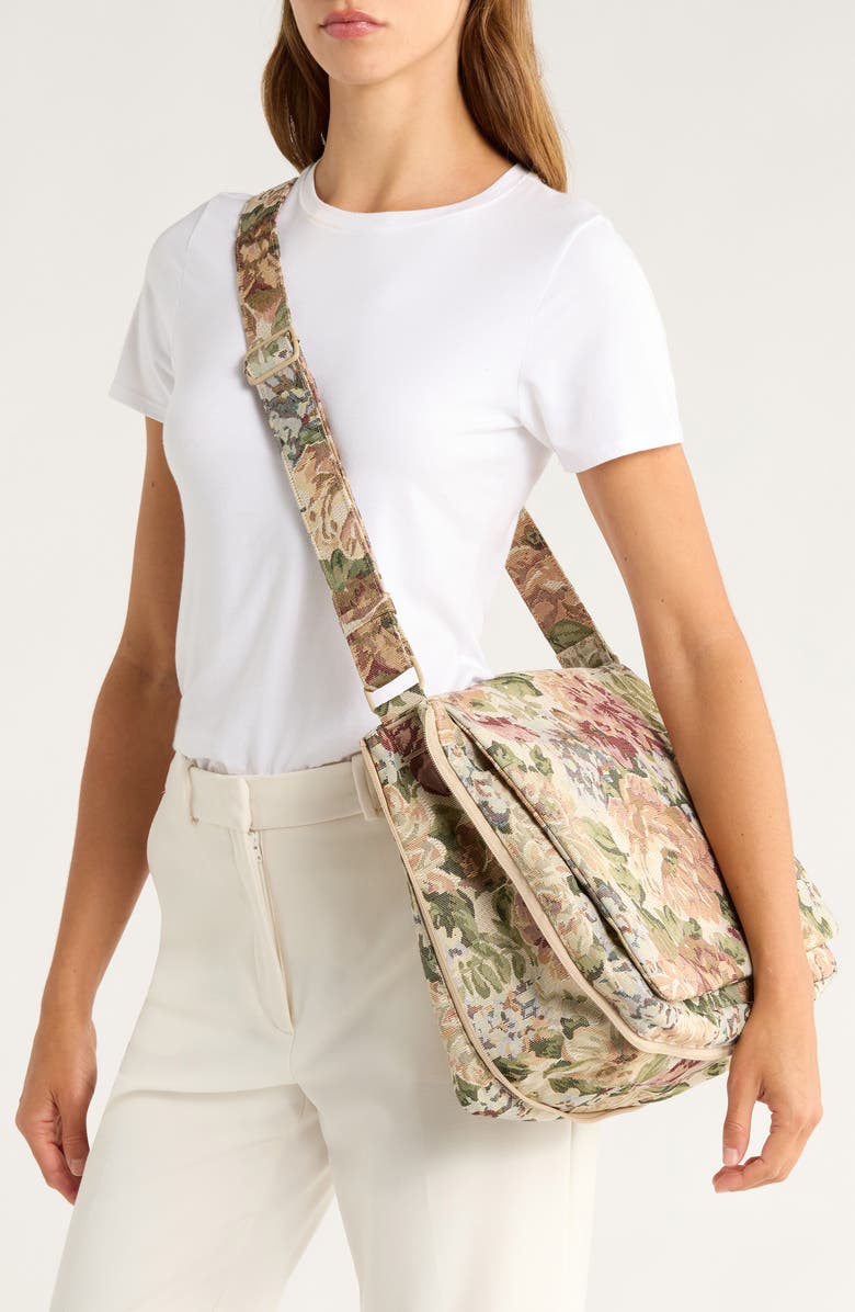 Béis The Expandable Messenger Tote, Alternate, color,