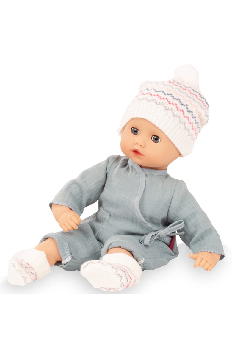 Gotz Muffin Baby Zig Zag - 13" Baby Doll, Blue Wrap Romper, Toddlers 18mo+, Alternate, color, Multicolored