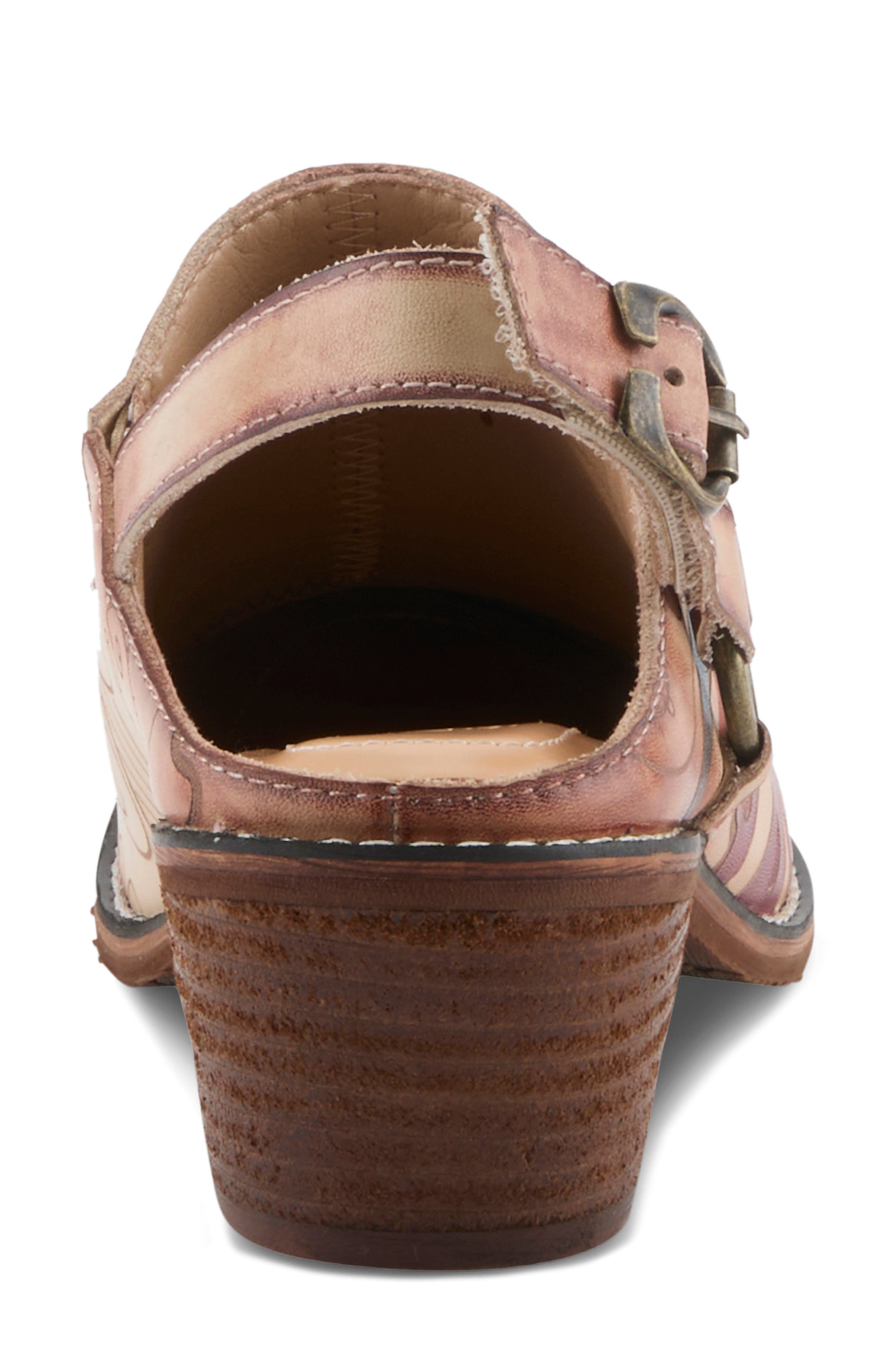 Daytona Studded Slingback Mule, Alternate, color, BEIGE MULTI