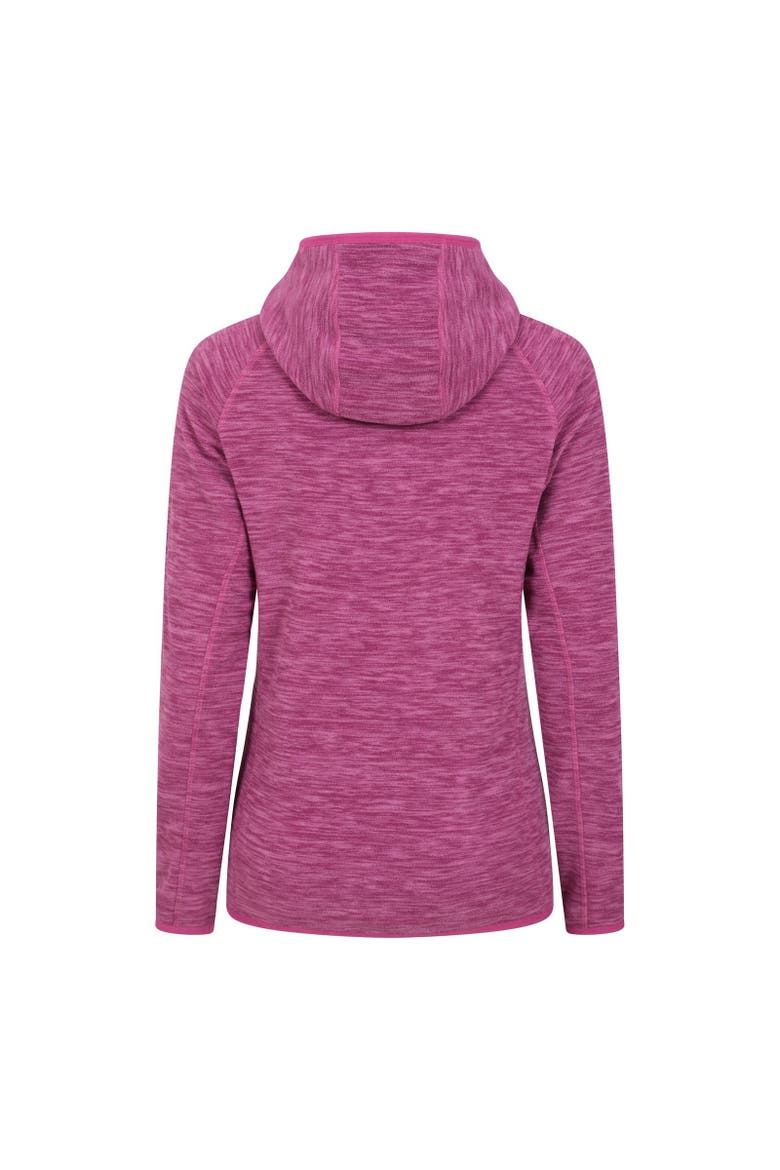 Lleyn II Melange Full Zip Hoodie, Alternate, color, Berry