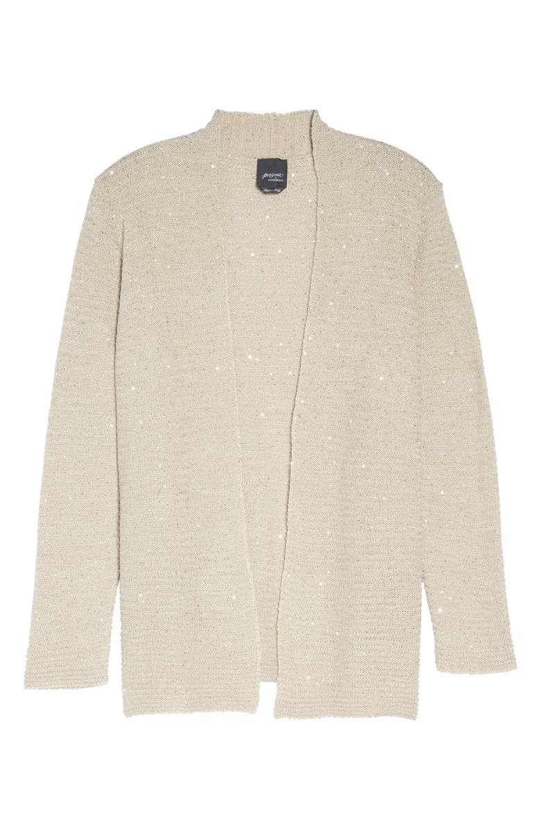 Persona by Marina Rinaldi Meringa Sequin Cardigan, Alternate, color, 
