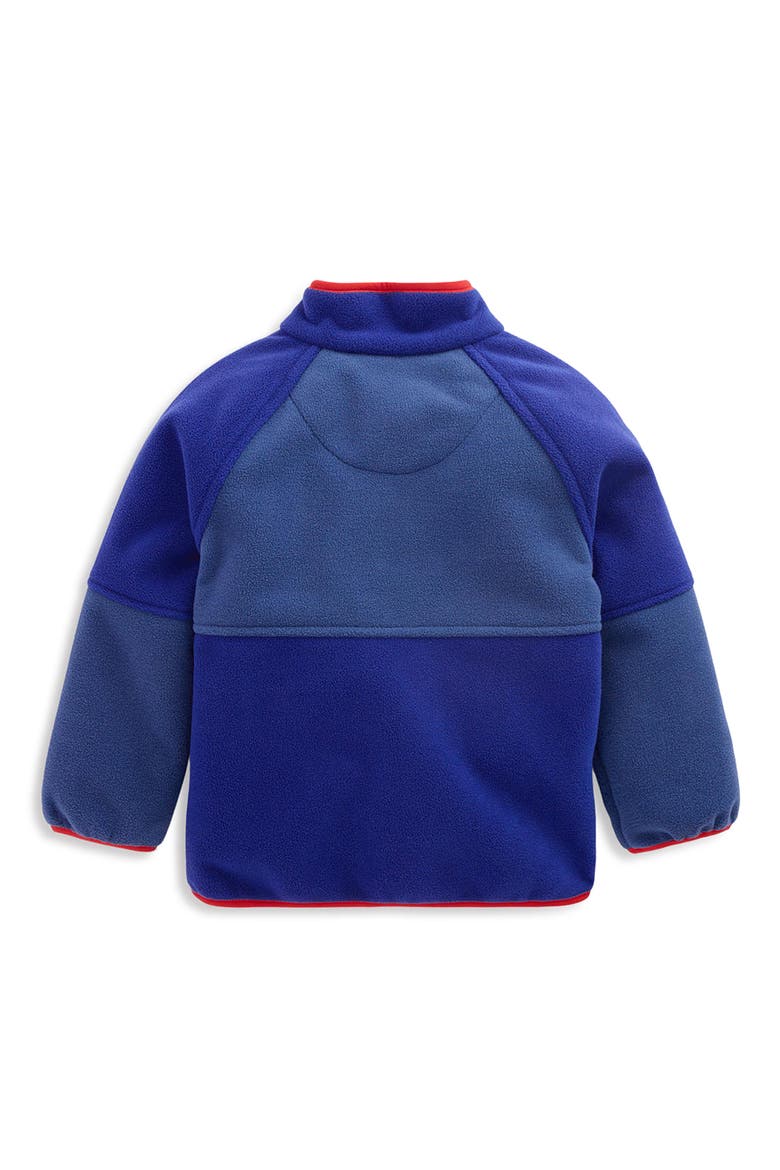 Kids' Windproof Fleece Jacket, Alternate, color, BLUE