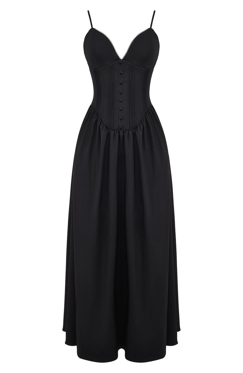 HOUSE OF CB Lova Bustier Bodice Maxi Dress, Alternate, color,