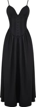 HOUSE OF CB Lova Bustier Bodice Maxi Dress