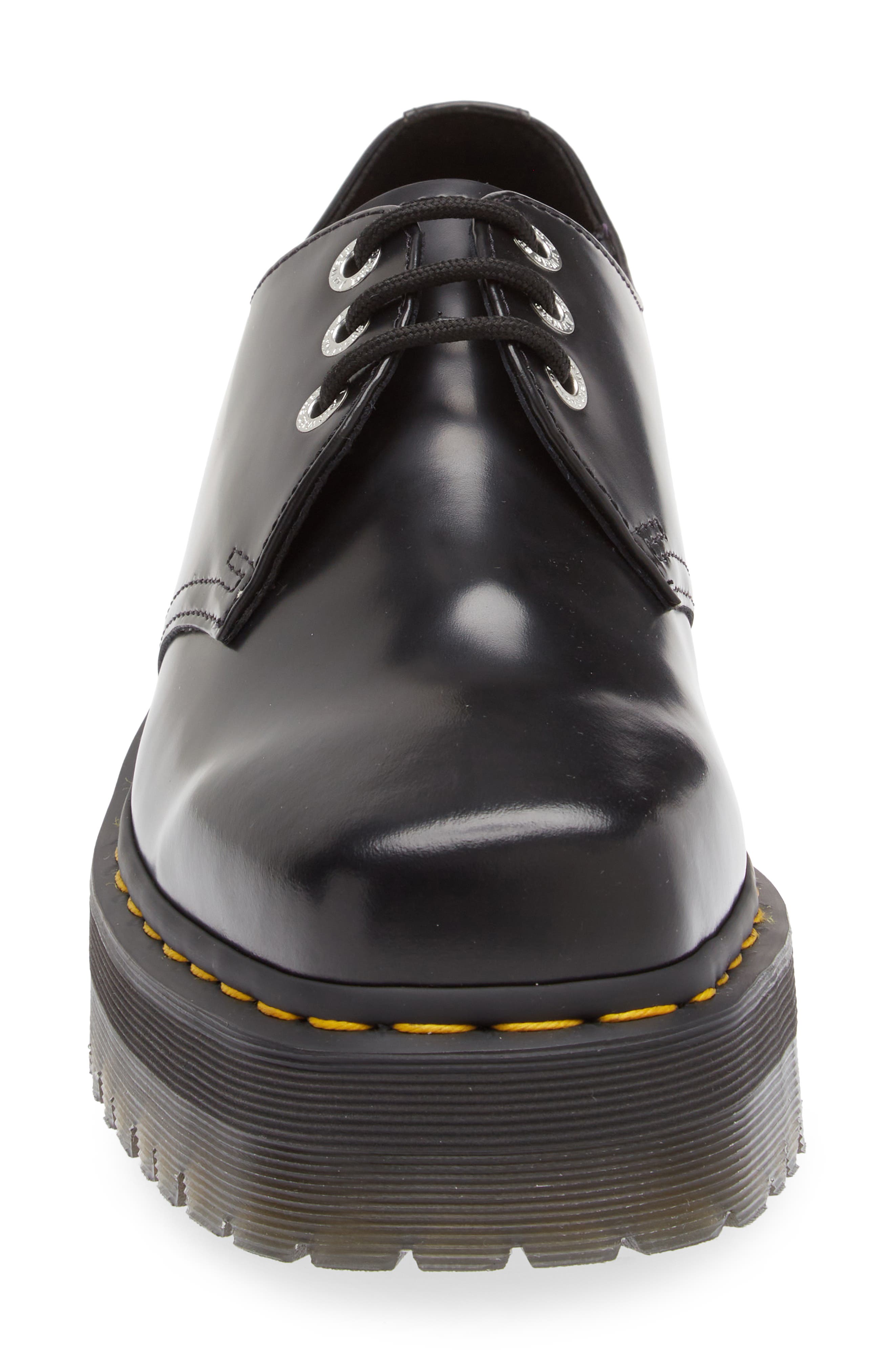 Dr. Martens 1461 Quad Square Toe Platform Oxford, Alternate, color, 