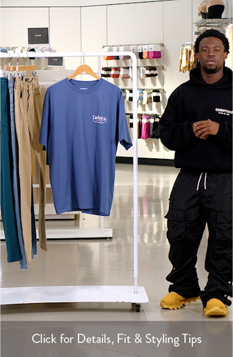 Catalogue Oversize Organic Cotton Graphic T-Shirt, sales video thumbnail