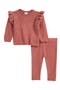 Ruffle Accent Sweater & Leggings Set