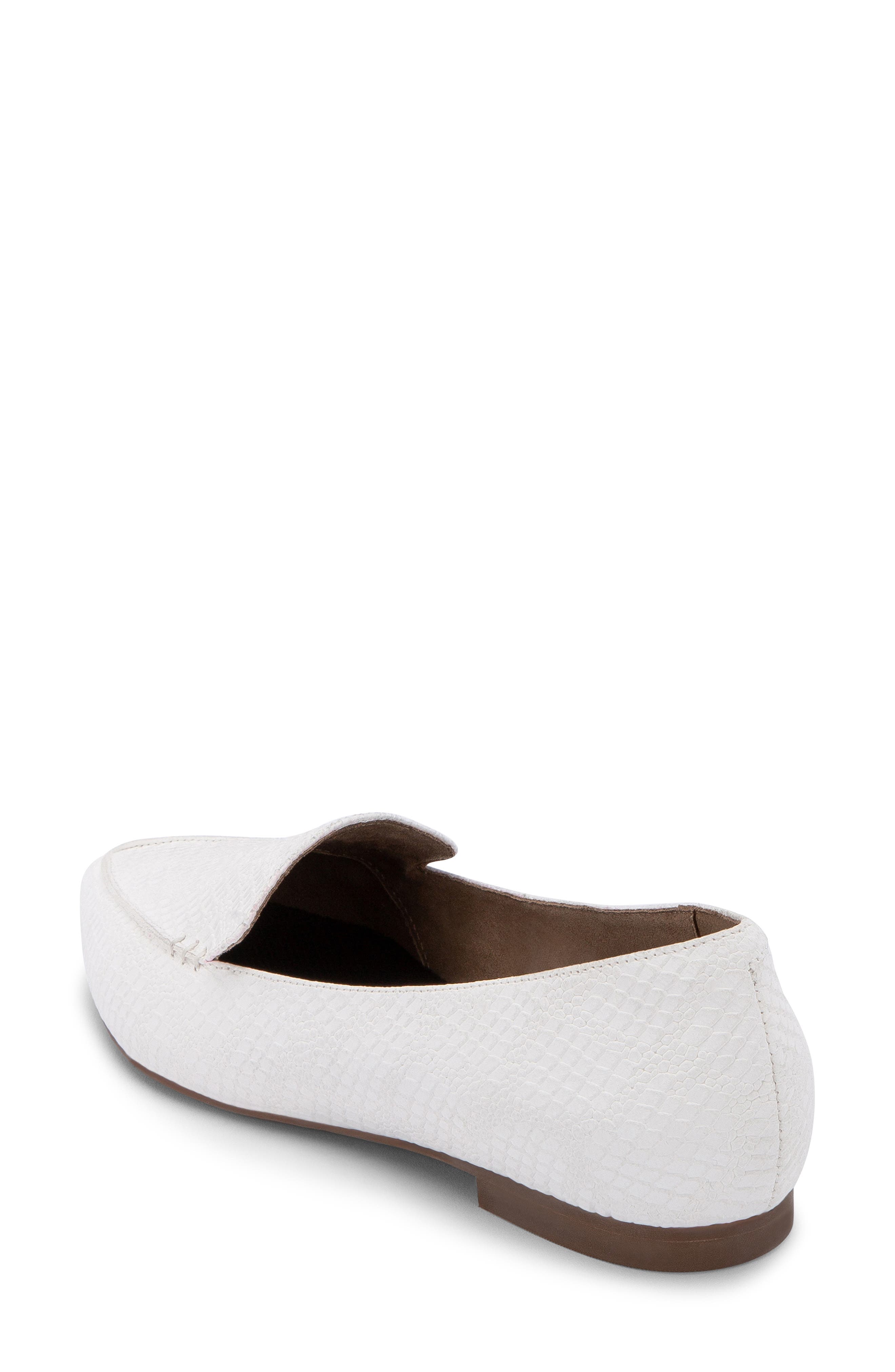 Silvia Waterproof Flat, Alternate, color, WHITE SNAKE PRINT LEATHER