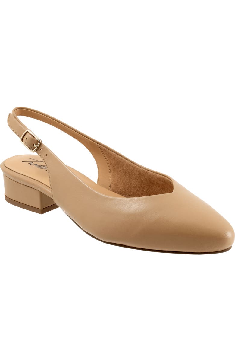 Trotters Jessa Slingback Pump, Main, color, Beige