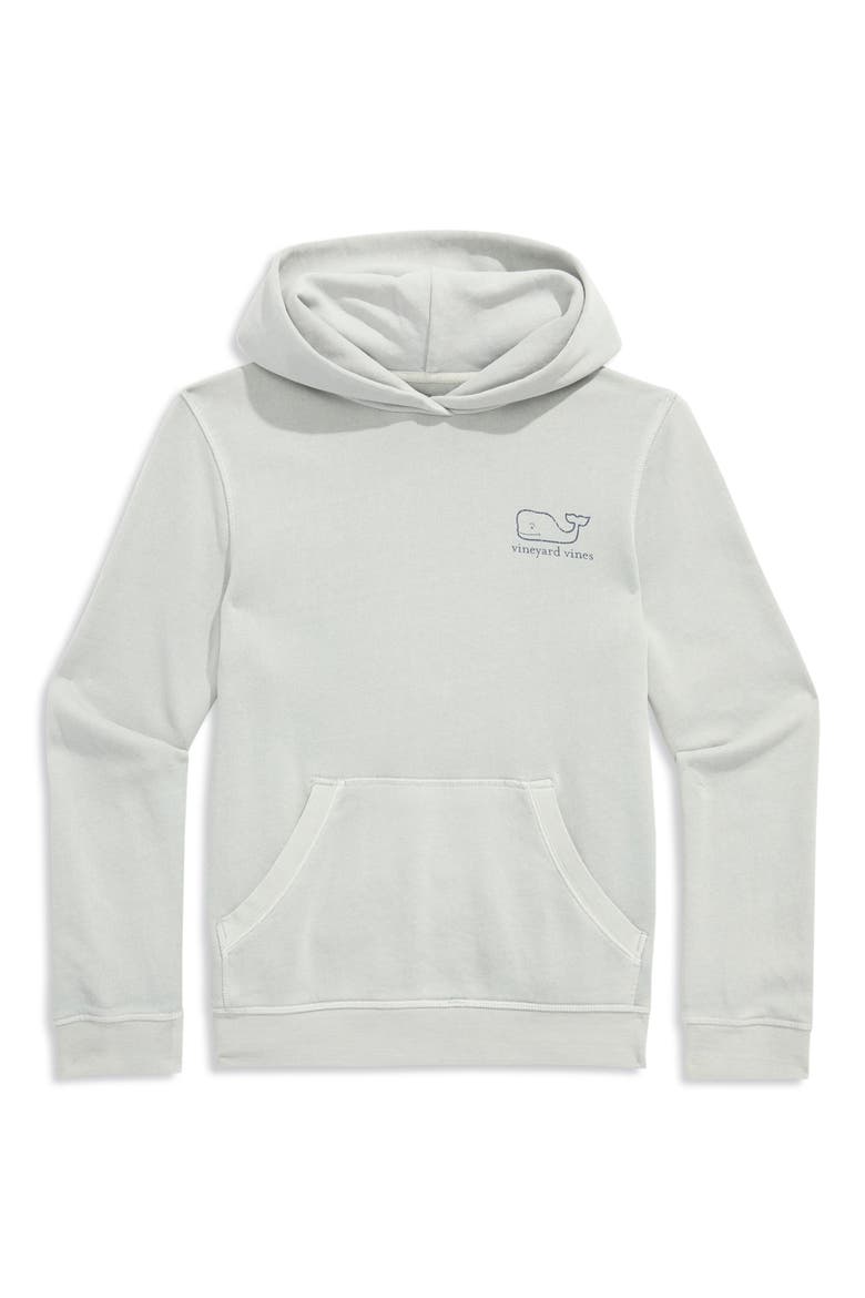 Kids' Vintage Whale Graphic Hoodie, Main, color, GRANITE