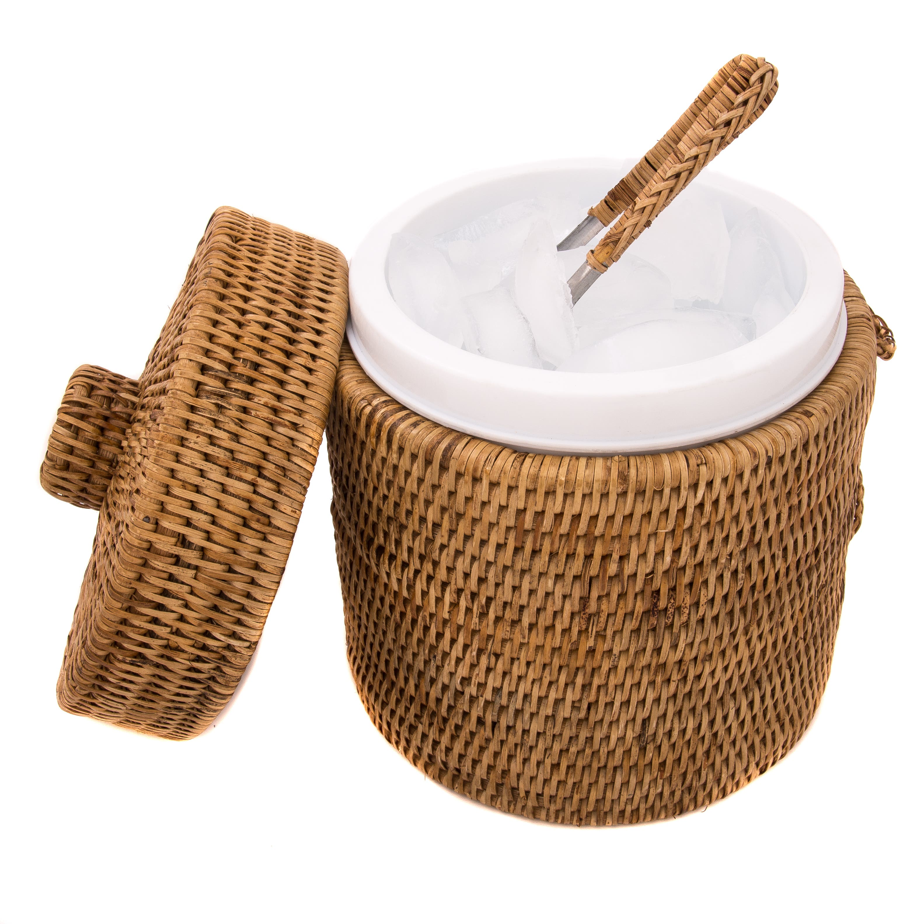 Artifacts Trading Company Rattan Ice Bucket