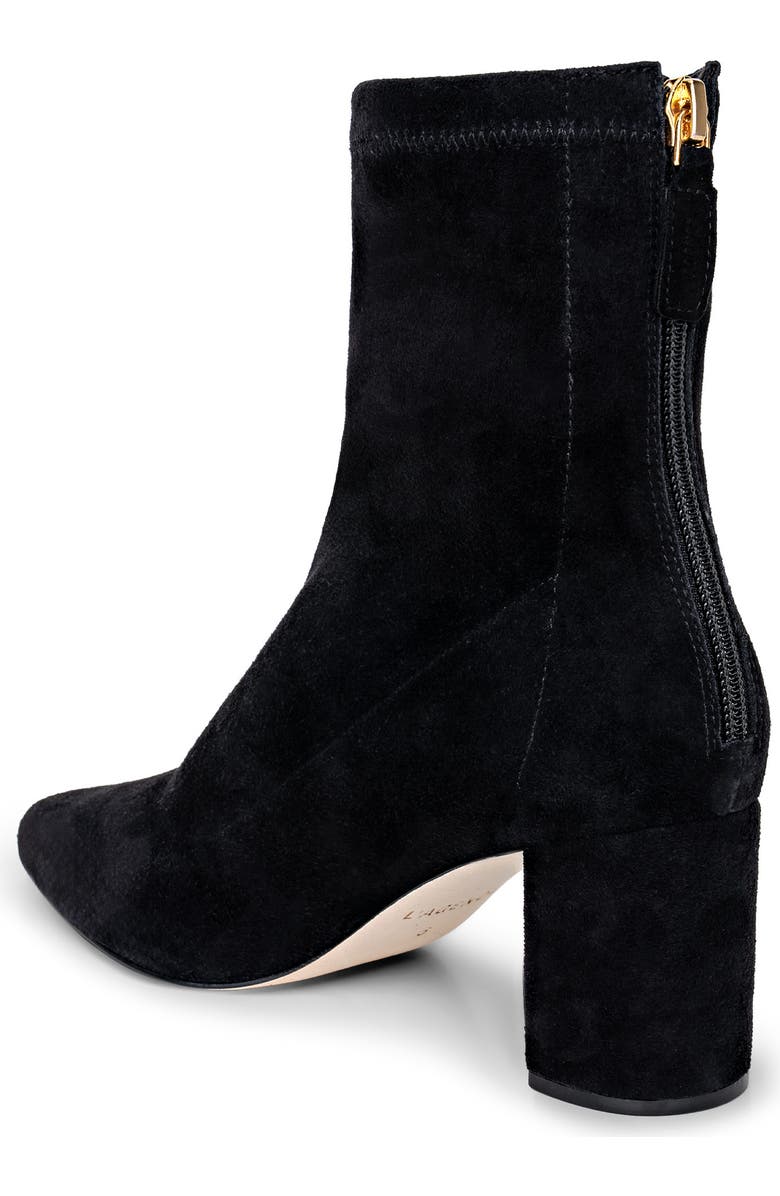 L'AGENCE Salome Bootie, Alternate, color, Black Suede