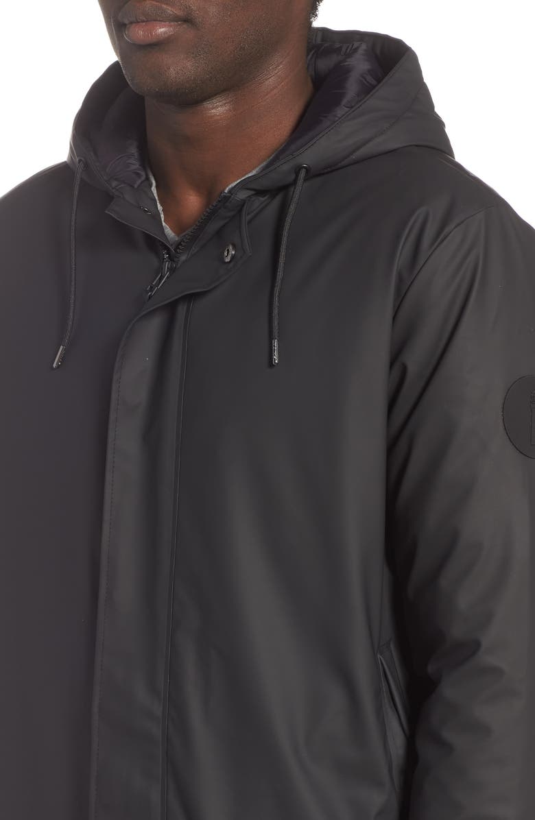 Rains Thermal Hooded Raincoat, Alternate, color, 