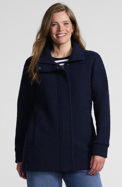 Boucle Fleece Coat