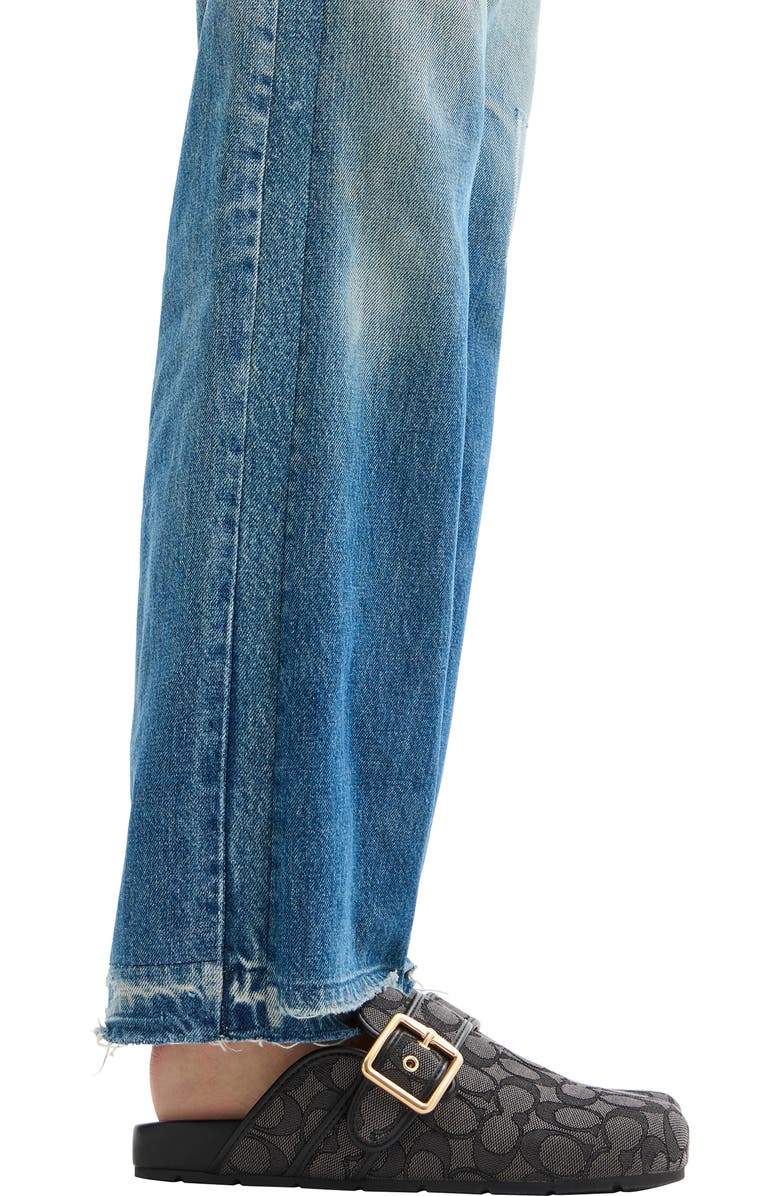 COACH Archival Signature Jacquard Buckle Clog, Alternate, color,