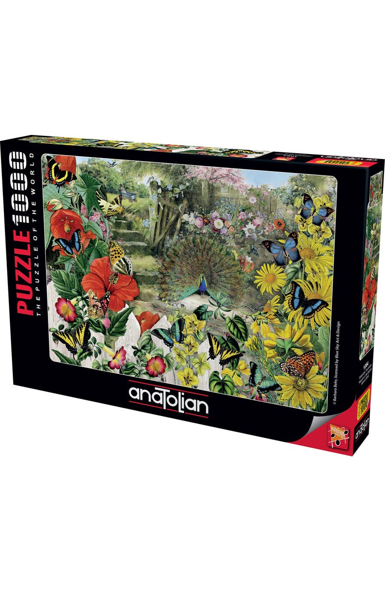 Anatolian Peacock in the Garden 1000 piece Jigsaw Puzzle for Adults, Main, color, Multicolor
