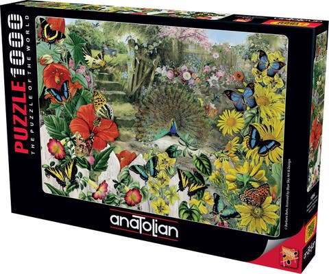 Peacock in the Garden 1000 piece Jigsaw Puzzle for Adults