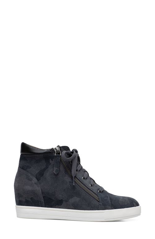 Linea Paolo Gaines Hidden Wedge Sneaker In Blue