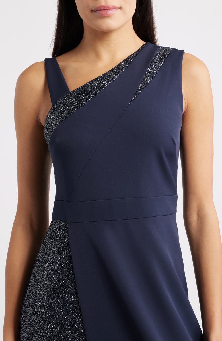 Vince Camuto Laguna Sequin Detail Gown, Alternate, color, Navy