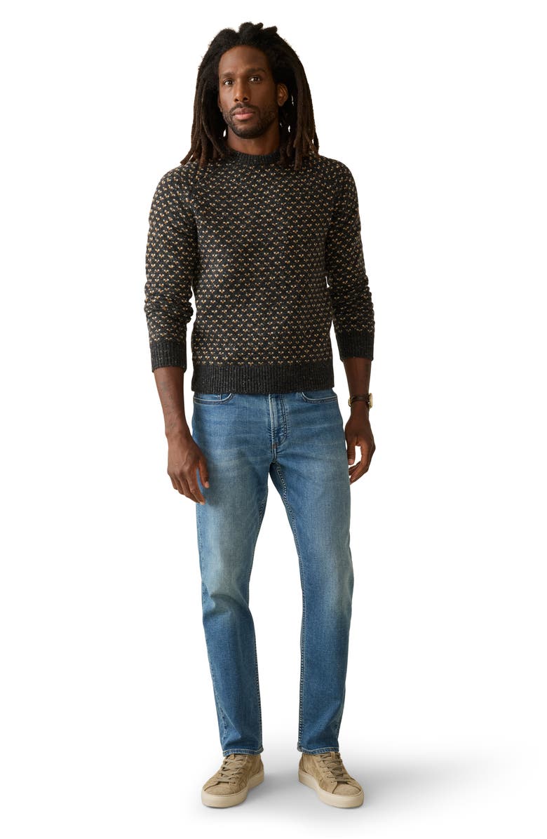 Faherty Donegal Crewneck Wool Sweater, Alternate, color, 