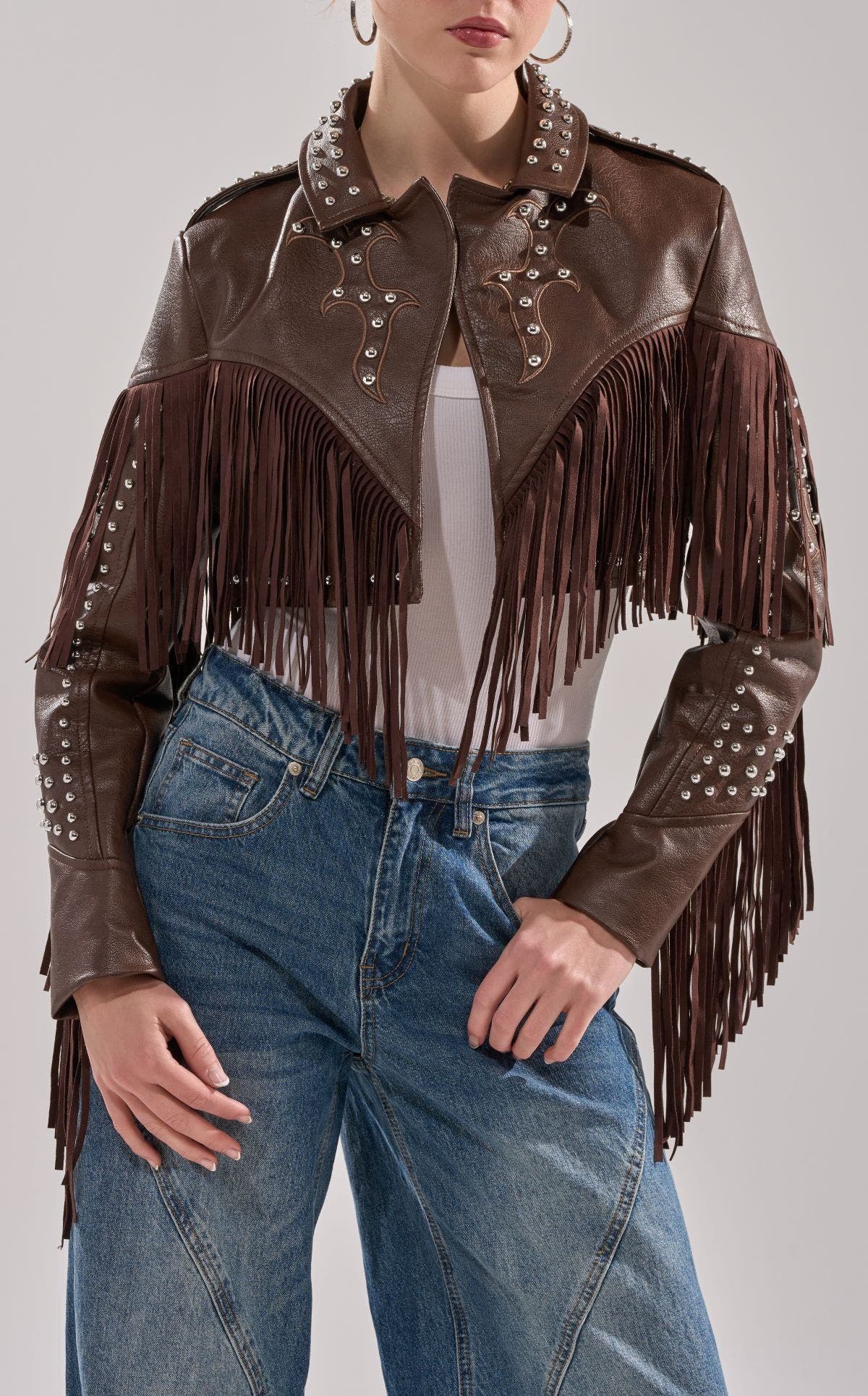 Reece Fringe Jacket - image 2