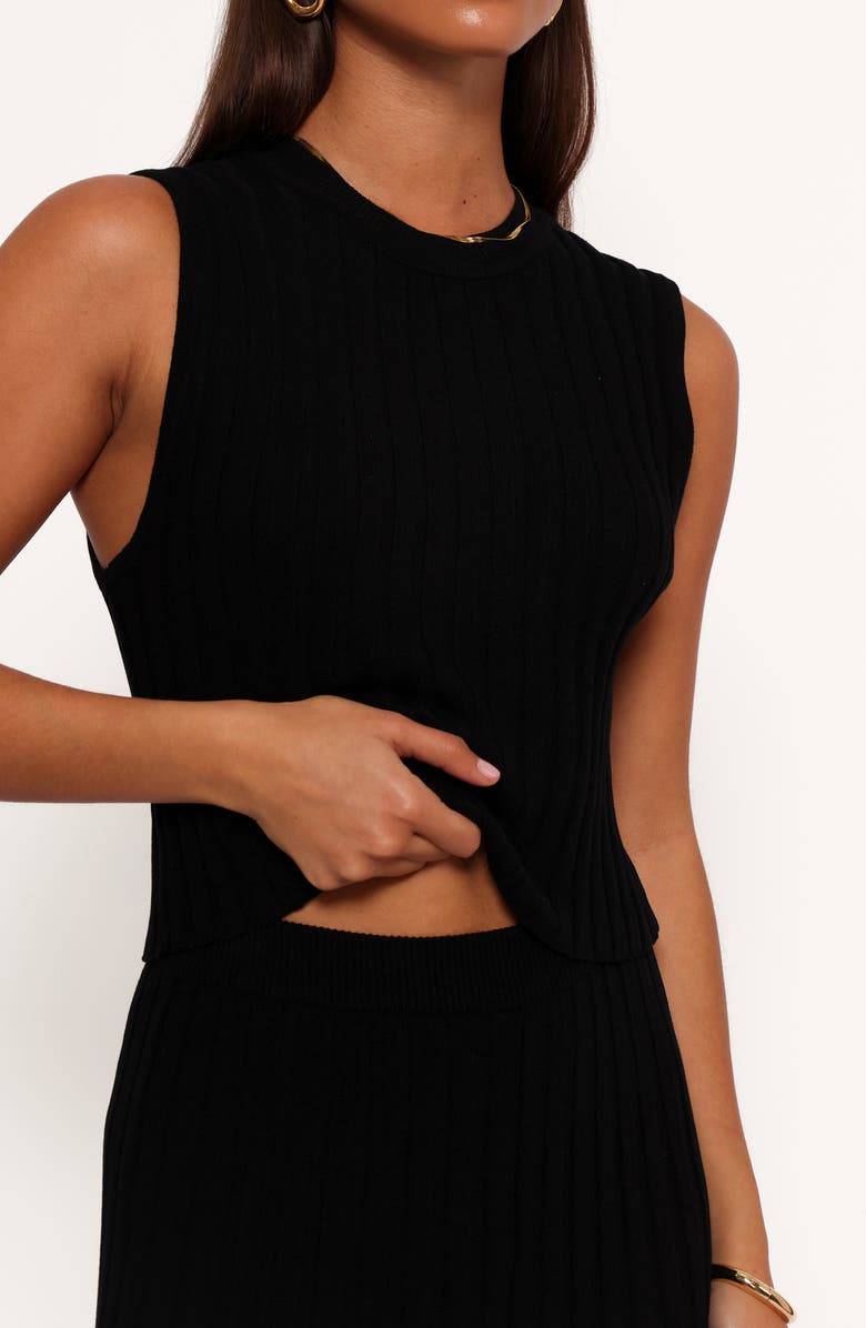 Petal & Pup Carson Sleeveless Knit Top, Alternate, color, Black