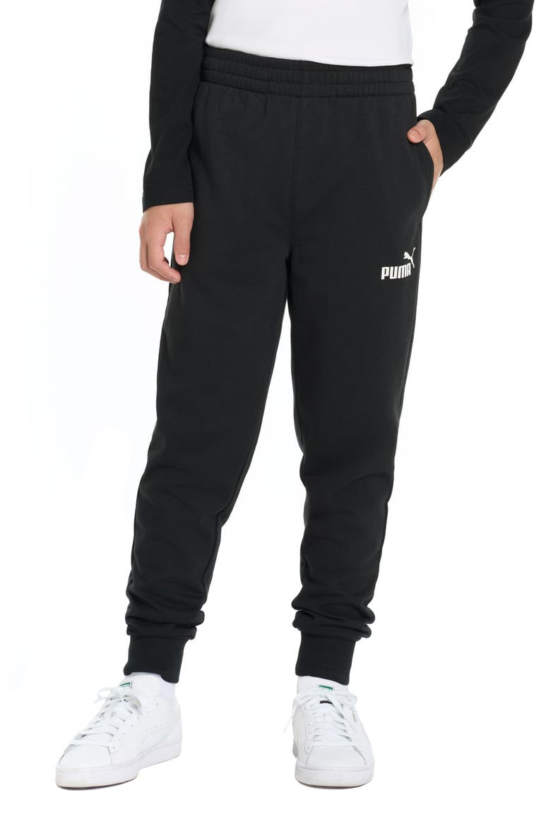 Kids' Core Pack Cotton Blend French Terry Joggers, Alternate, color, PUMA BLACK
