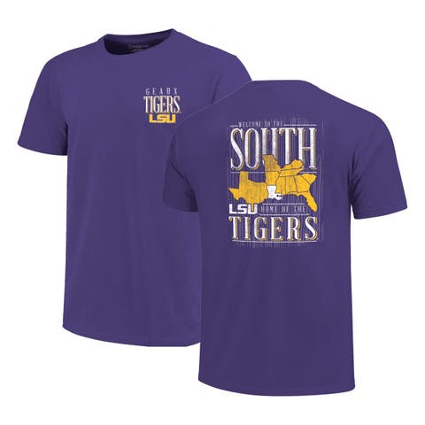Men's Purple LSU Tigers Big & Tall Welcome To The South Core T-Shirt