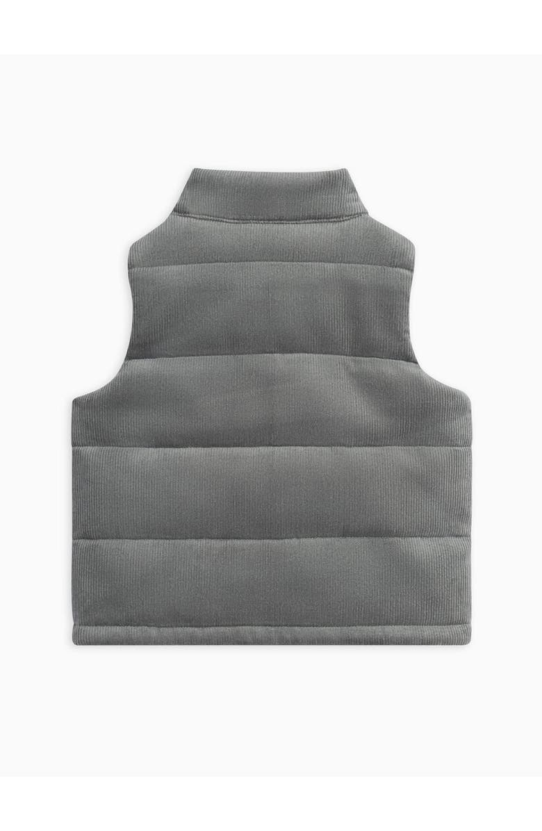 Kendi Idris Corduroy Snap Vest, Alternate, color, Agave