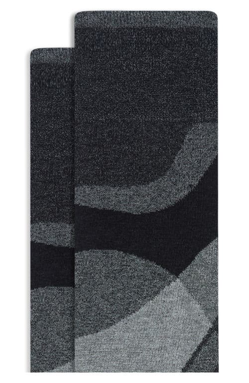 Bugatchi Mercerized Cotton Blend Dress Socks In Gray