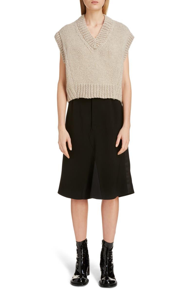 Maison Margiela V-Neck Sweater Vest, Alternate, color,