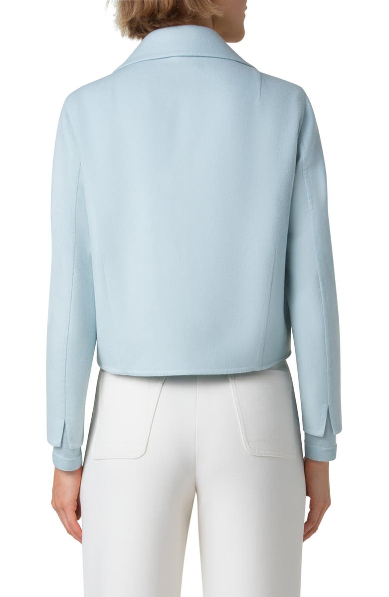 Akris Wes Cashmere Double Face Crop Jacket, Alternate, color, 