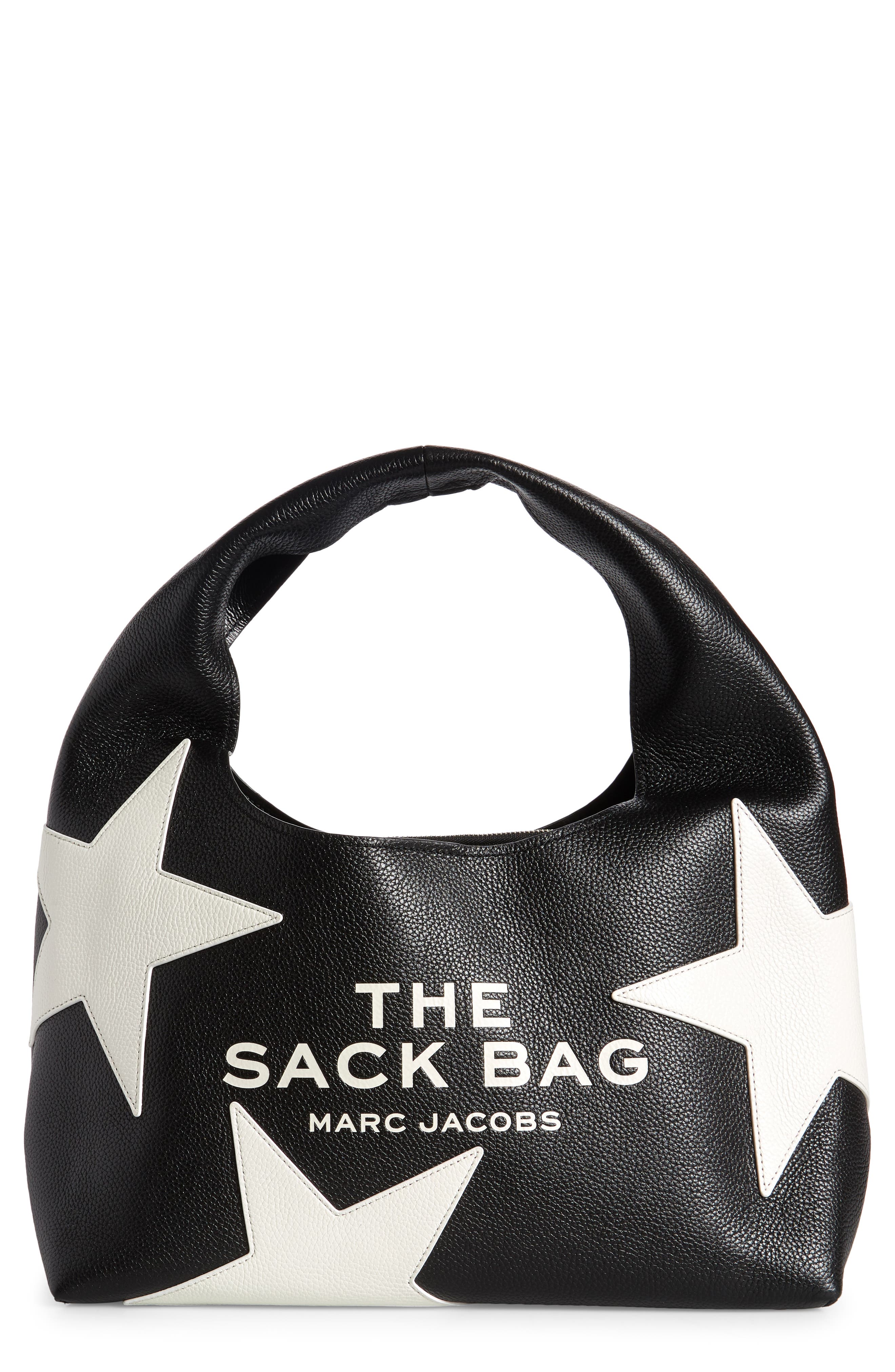 Marc Jacobs The Sack Leather Top Handle Bag, Main, color, 