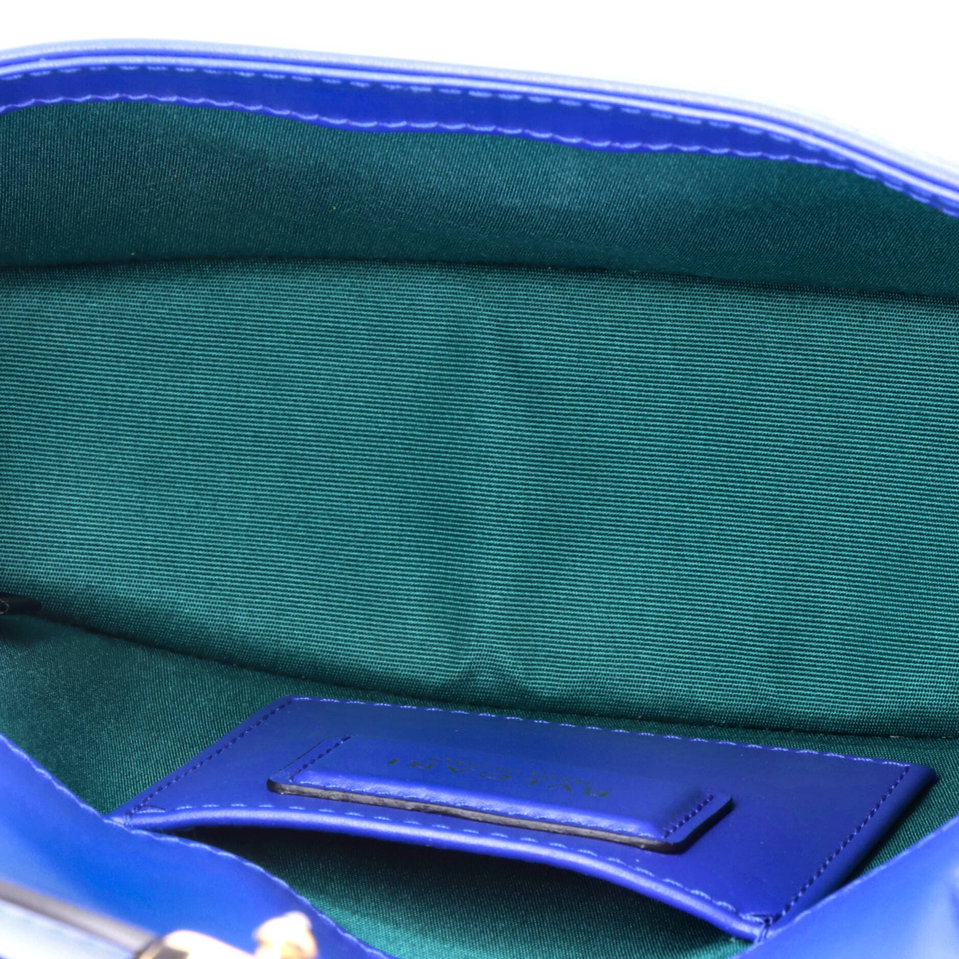 Serpenti Forever Shoulder Bag Leather Small, Alternate, color, Blue
