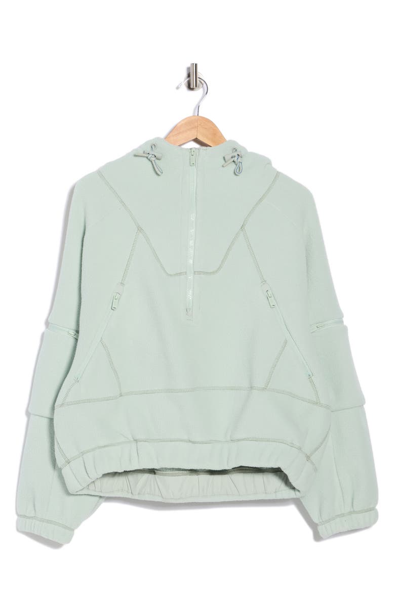 FP Movement by Free People Wild And Free Fleece Pullover, Alternate, color, Green Tea