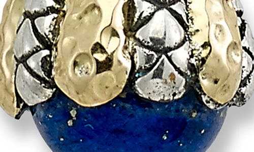 Samuel B. Sterling Silver & 18k Gold Drop Earrings In Blue