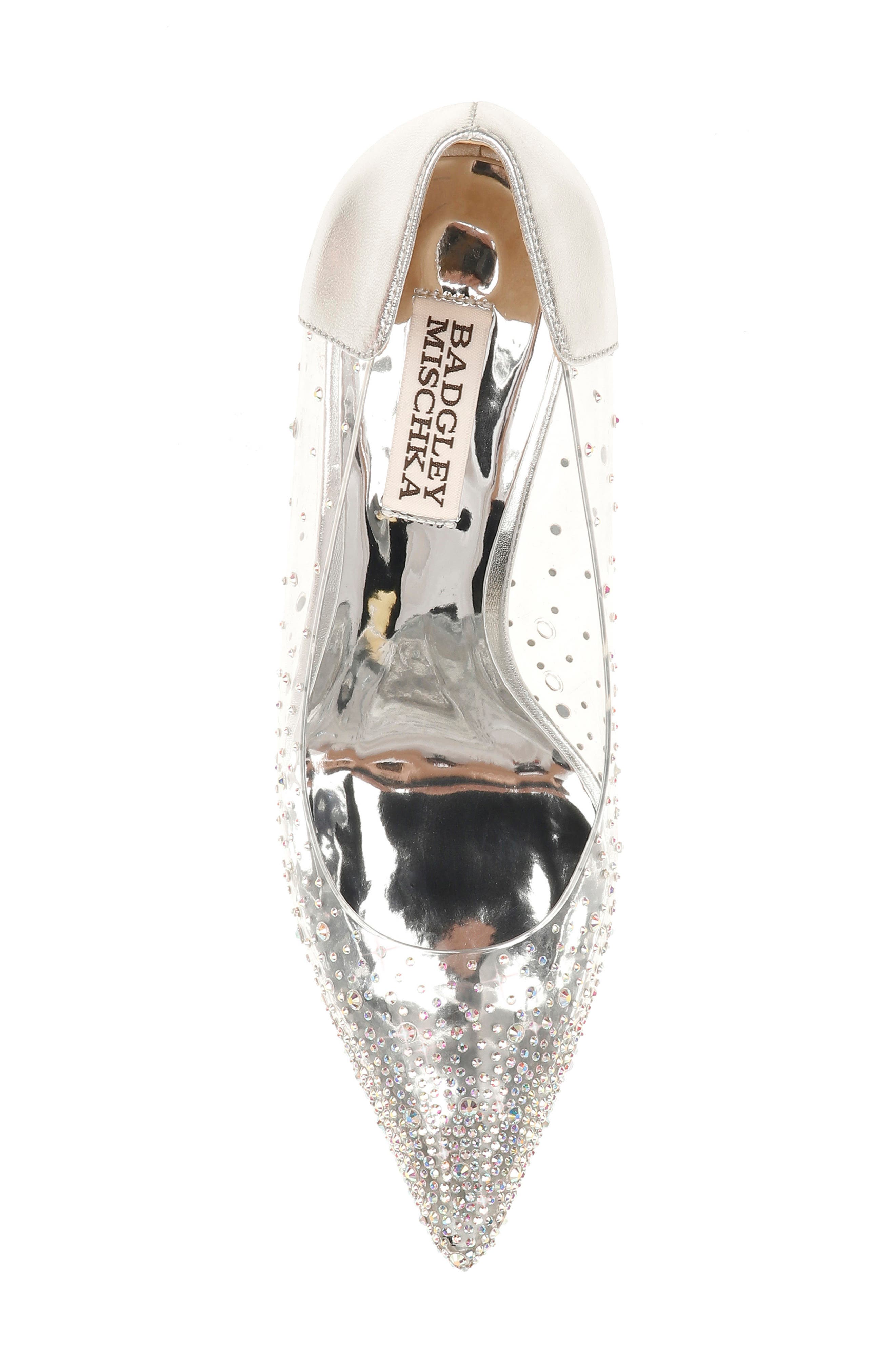 Badgley Mischka Collection Gisela Embellished Pointed Toe Pump, Alternate, color, 