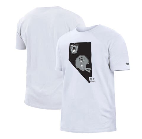 Men's New Era White Las Vegas Raiders Gameday State T-Shirt