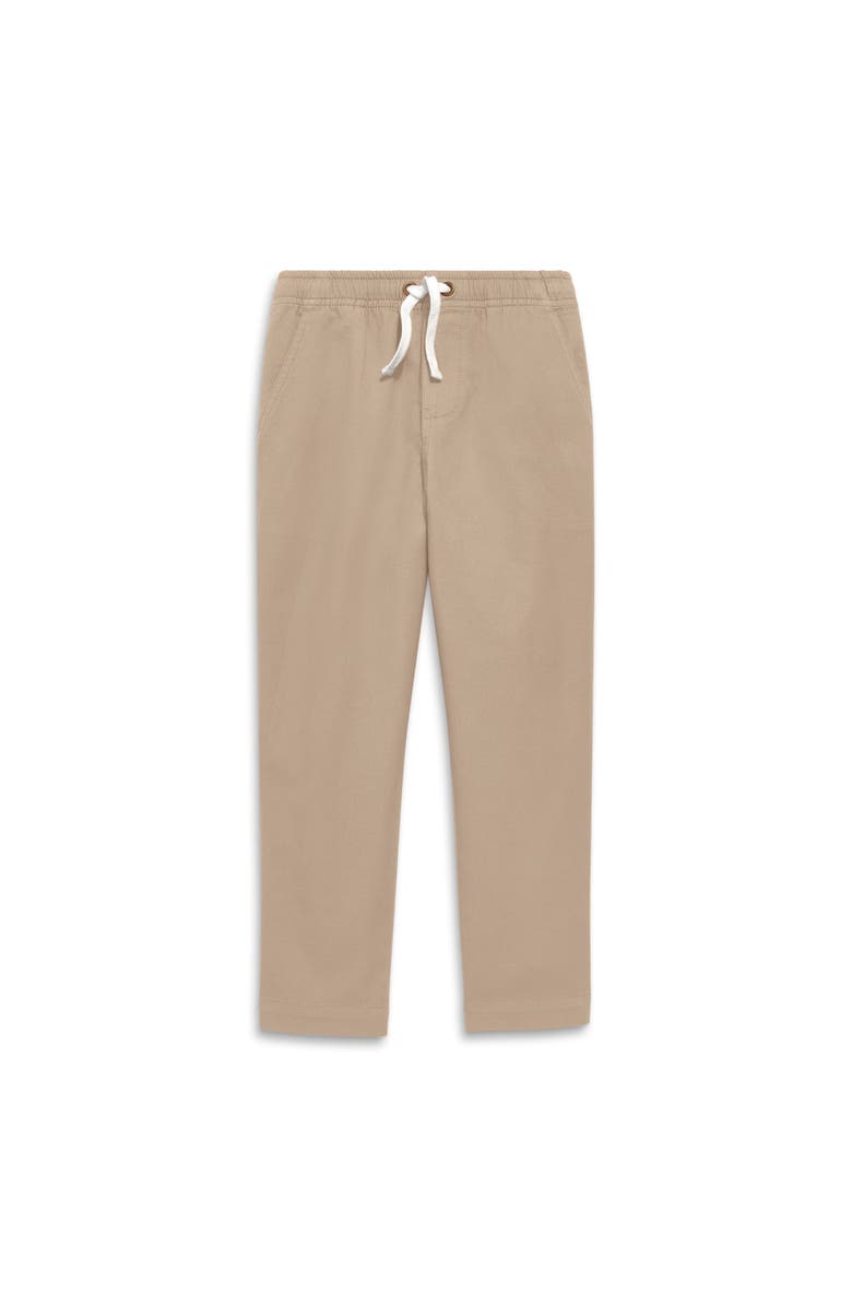 Primary Stretch Chino Drawstring Pant, Main, color, Light Khaki