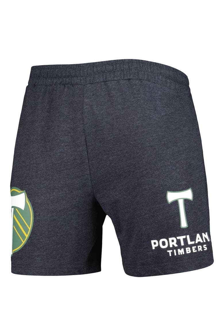 Men's Concepts Sport  Charcoal Portland Timbers Multi-Logo Shorts, Alternate, color, Charcoal